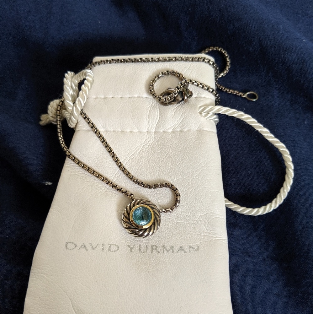 Authentic David Yurman Cookie Pendant Necklace